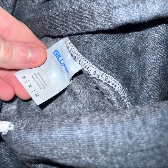 Gildan Gray & Yellow Final Four Weekend Hoodie size M - Picture 5 of 6